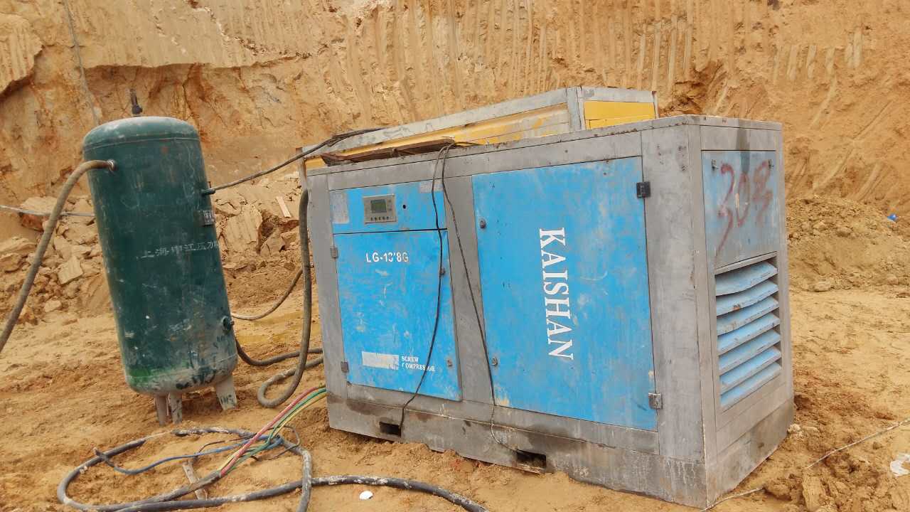 莆田某建筑工地空壓機出租(圖1)